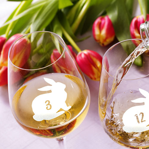 Reusable Bunny Drink Labels (Set of 12)