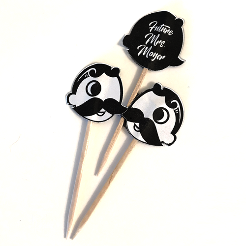 zCustomizable Natty Boh Cupcake Topper (Set of 24)