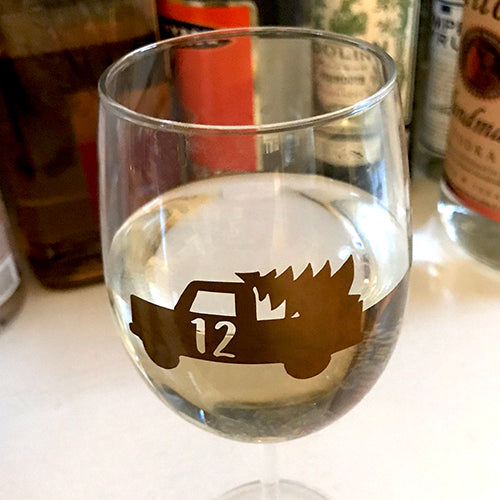 Reusable Tree Truck Drink Labels (Set of 12)