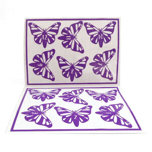 Reusable Butterfly Drink Labels (Set of 12)