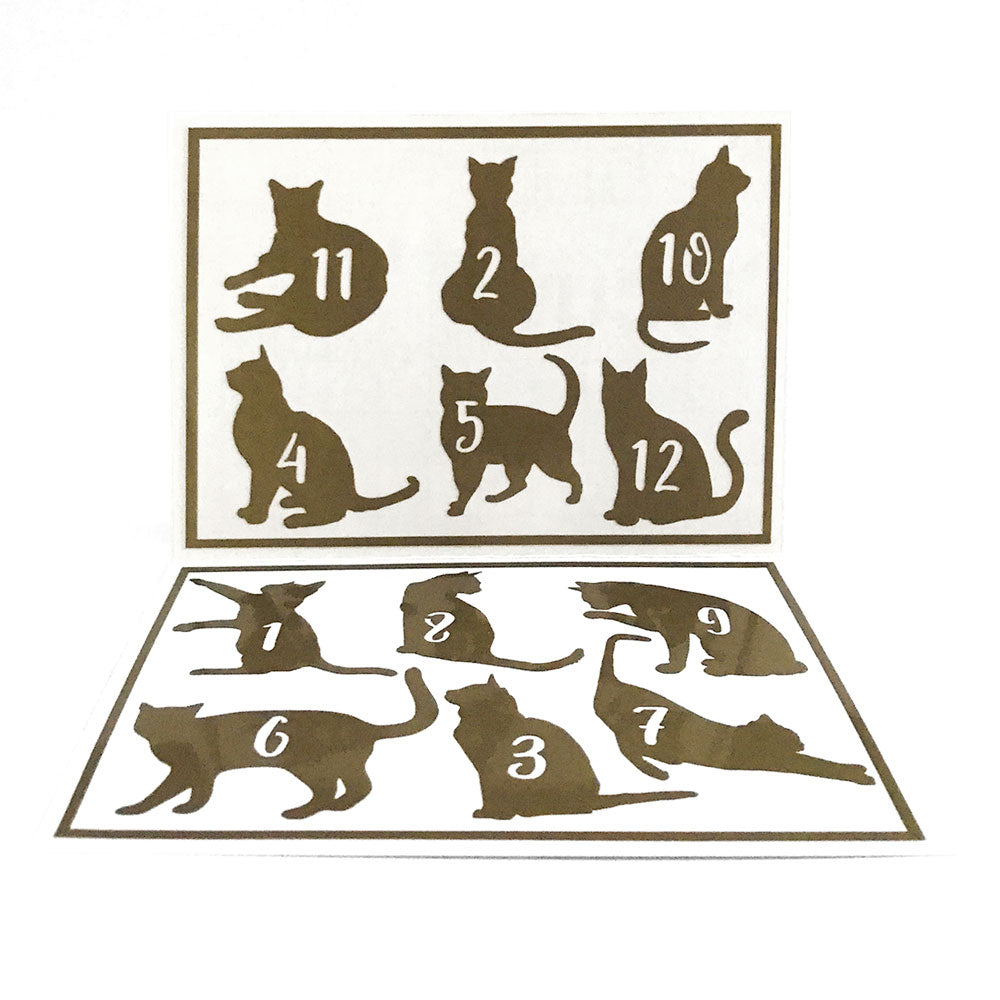 Reusable Cat Drink Labels (Set of 12)