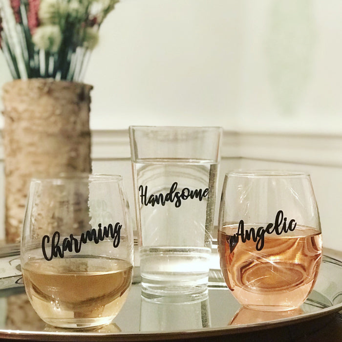 Reusable Compliments Drink Labels (Set of 12)