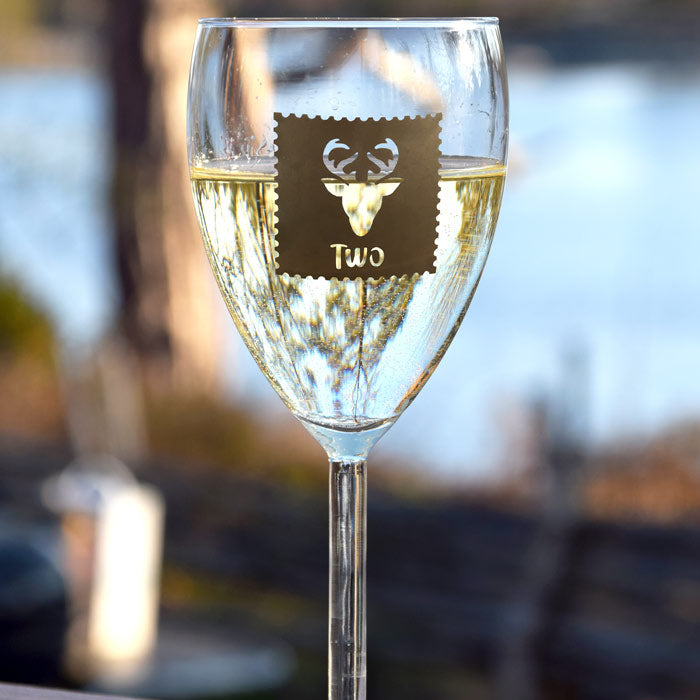 Reusable Deer Drink Labels (Set of 12)