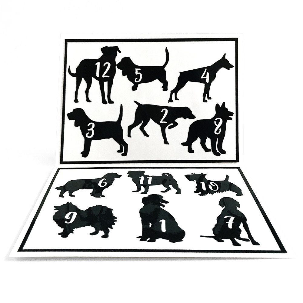 Reusable Dog Drink Labels (Set of 12)