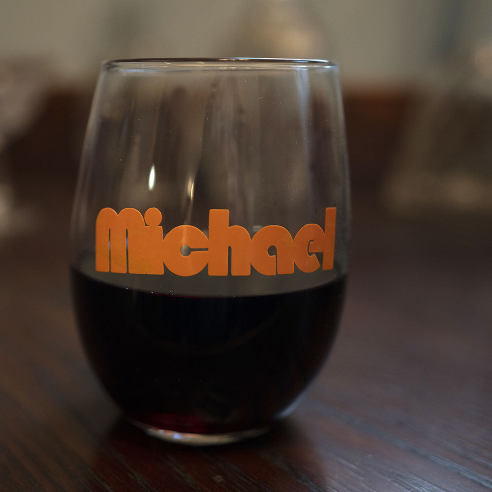 Personalized Modern Name Drink Labels (Set of 12)
