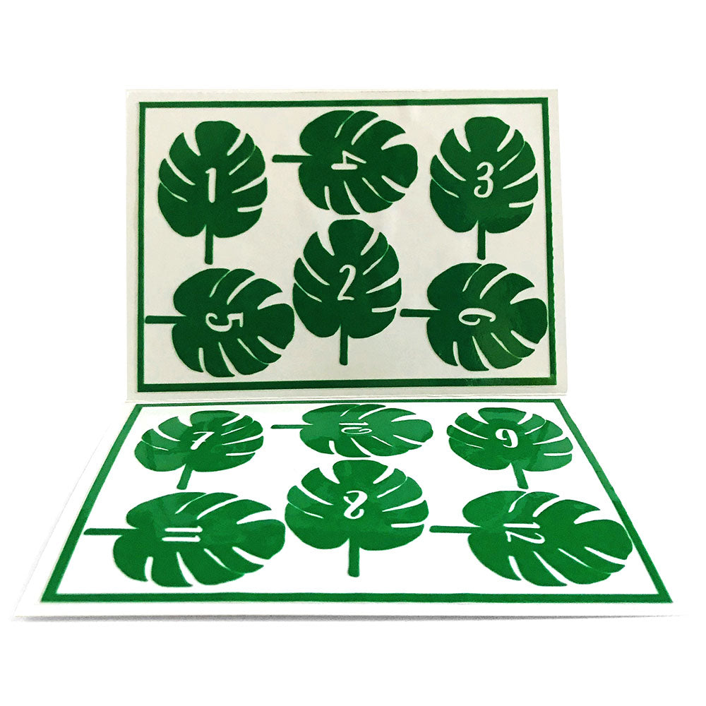 Reusable Palm Leaf Drink Labels (Set of 12)