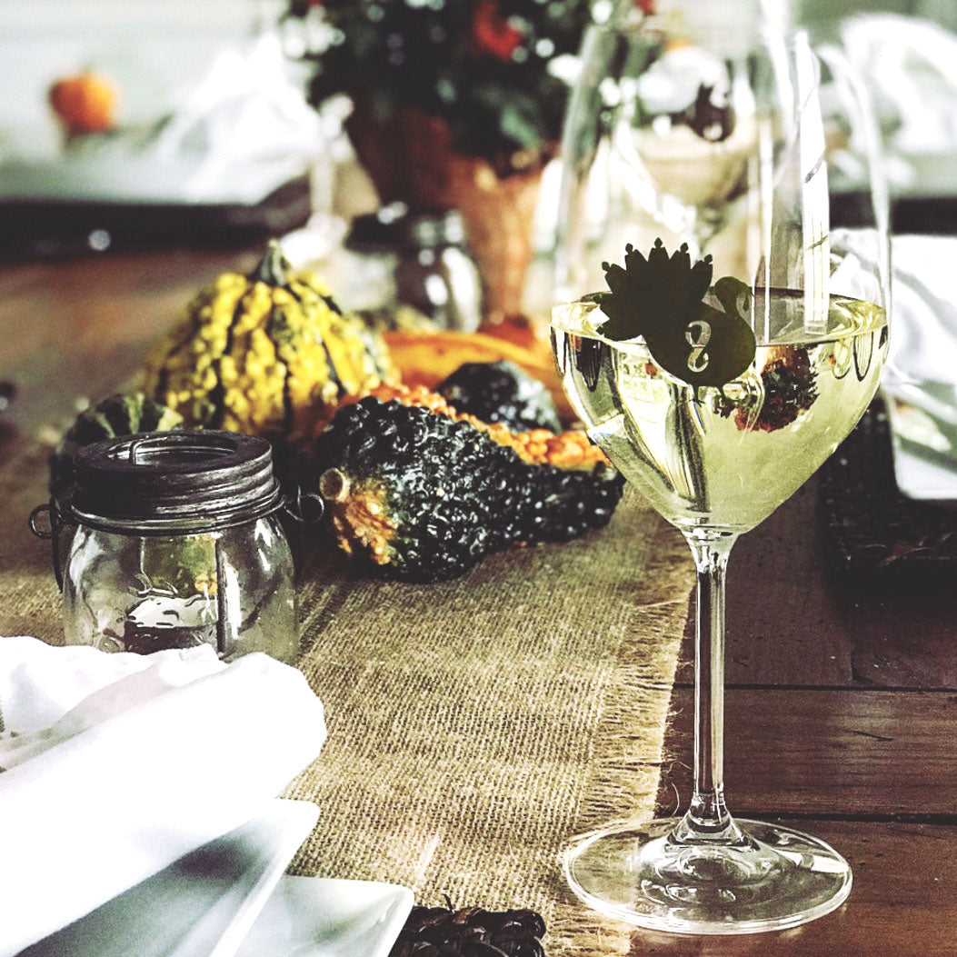 Reusable Plucked Turkey Drink Labels (Set of 12)