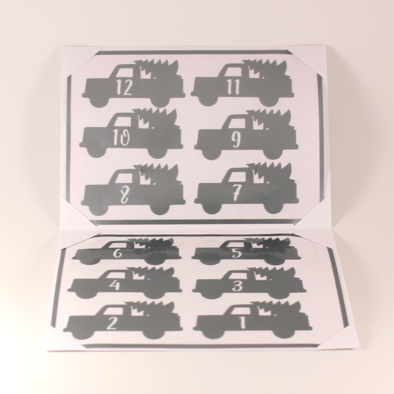 Reusable Tree Truck Drink Labels (Set of 12)