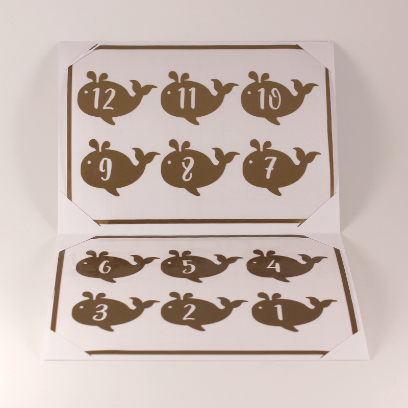 Reusable Whale Drink Labels (Set of 12)