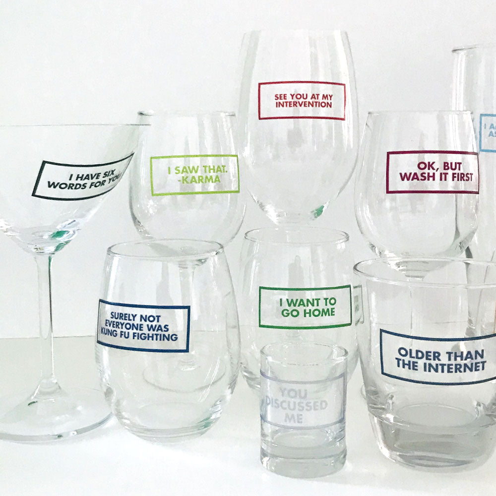 Reusable Cheeky Drink Labels (Set of 12)