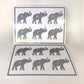 Reusable Elephant Drink Labels (Set of 12)