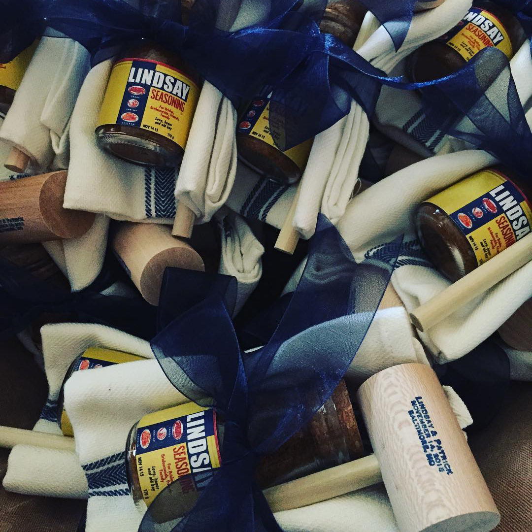 Custom Old Bay Party Favors