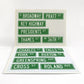Reusable Baltimore Streets Labels (Set of 12)